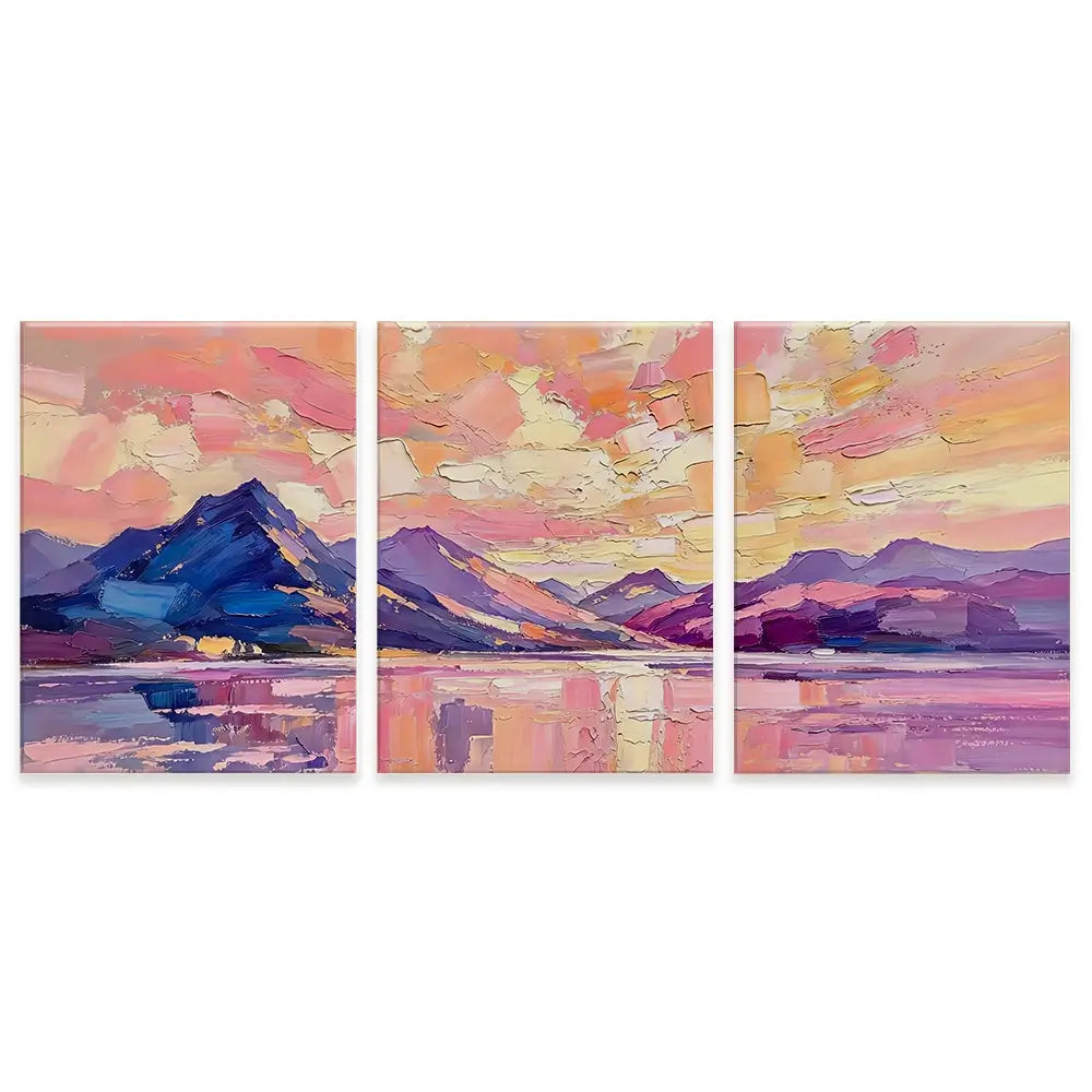 The Loch Holds The Light Trio Canvas Print The Loch Holds The Light Trio Canvas Print wall art product David Alexander Elder