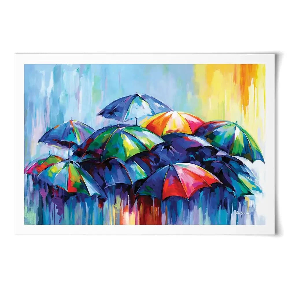 The Rainy Day Blues Art Print The Rainy Day Blues Art Print wall art product Leon Devenice