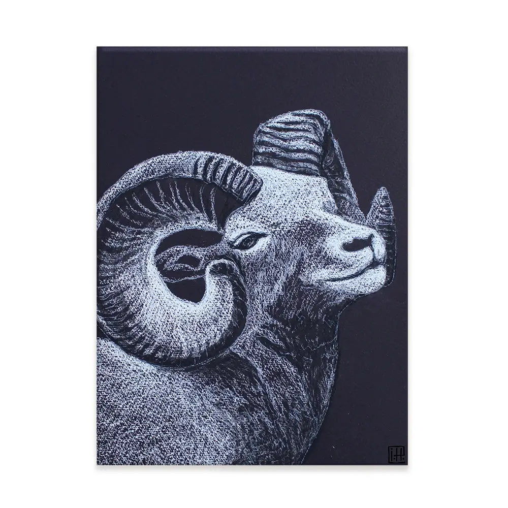 The Ram Canvas Print The Ram Canvas Print wall art product Studio Paint-Ing