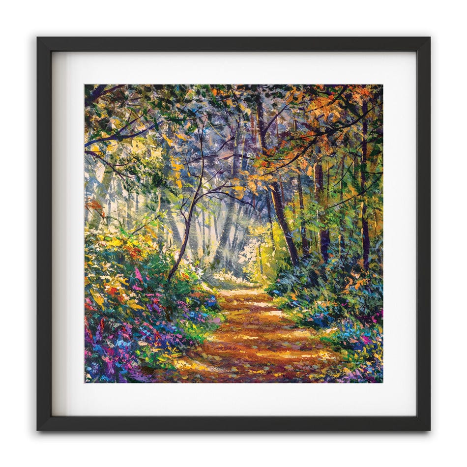 The Secret Garden Square Framed Art Print wall art product Valery Rybakow / Shutterstock