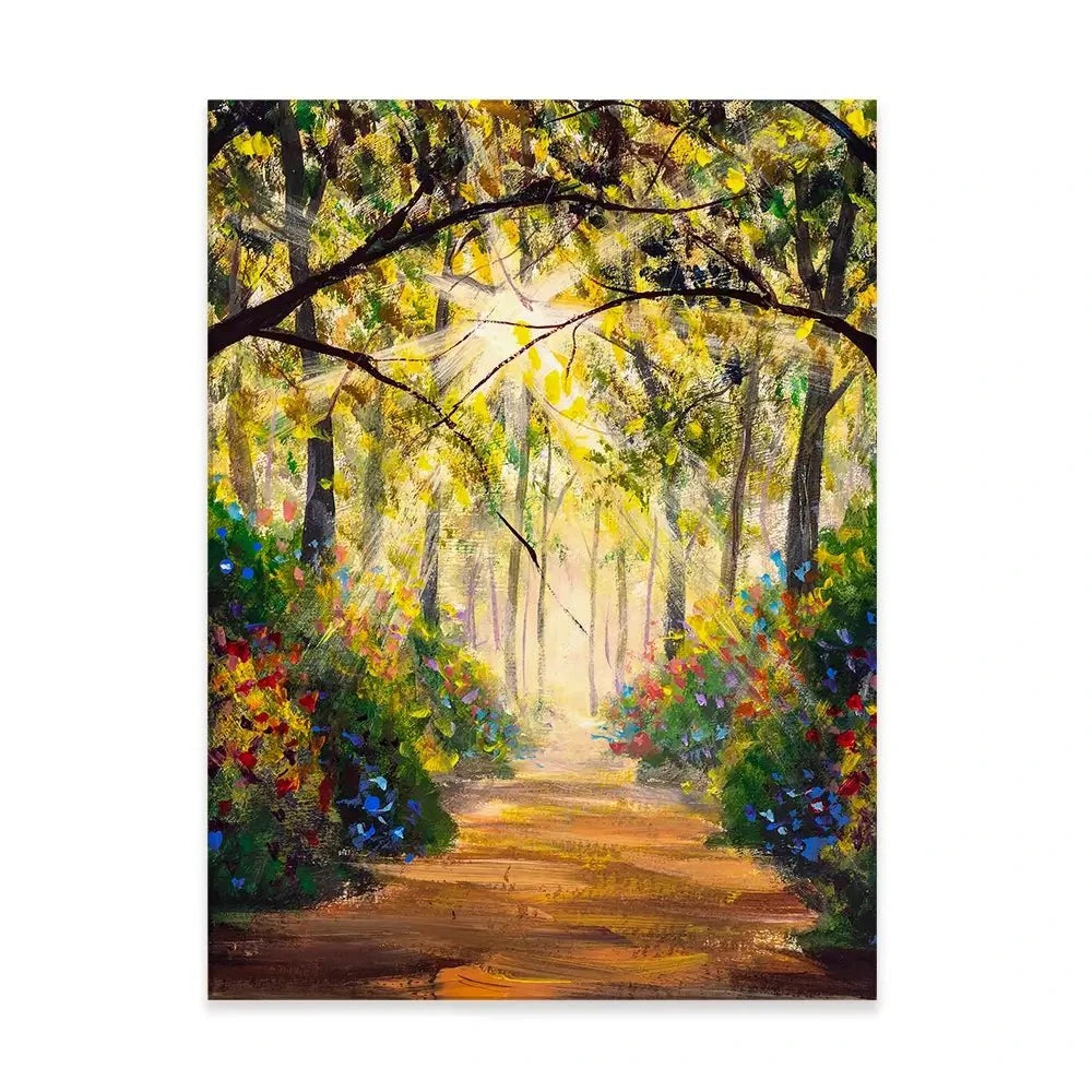 The Secret Path Canvas Print The Secret Path Canvas Print wall art product Valery Rybakow / Shutterstock