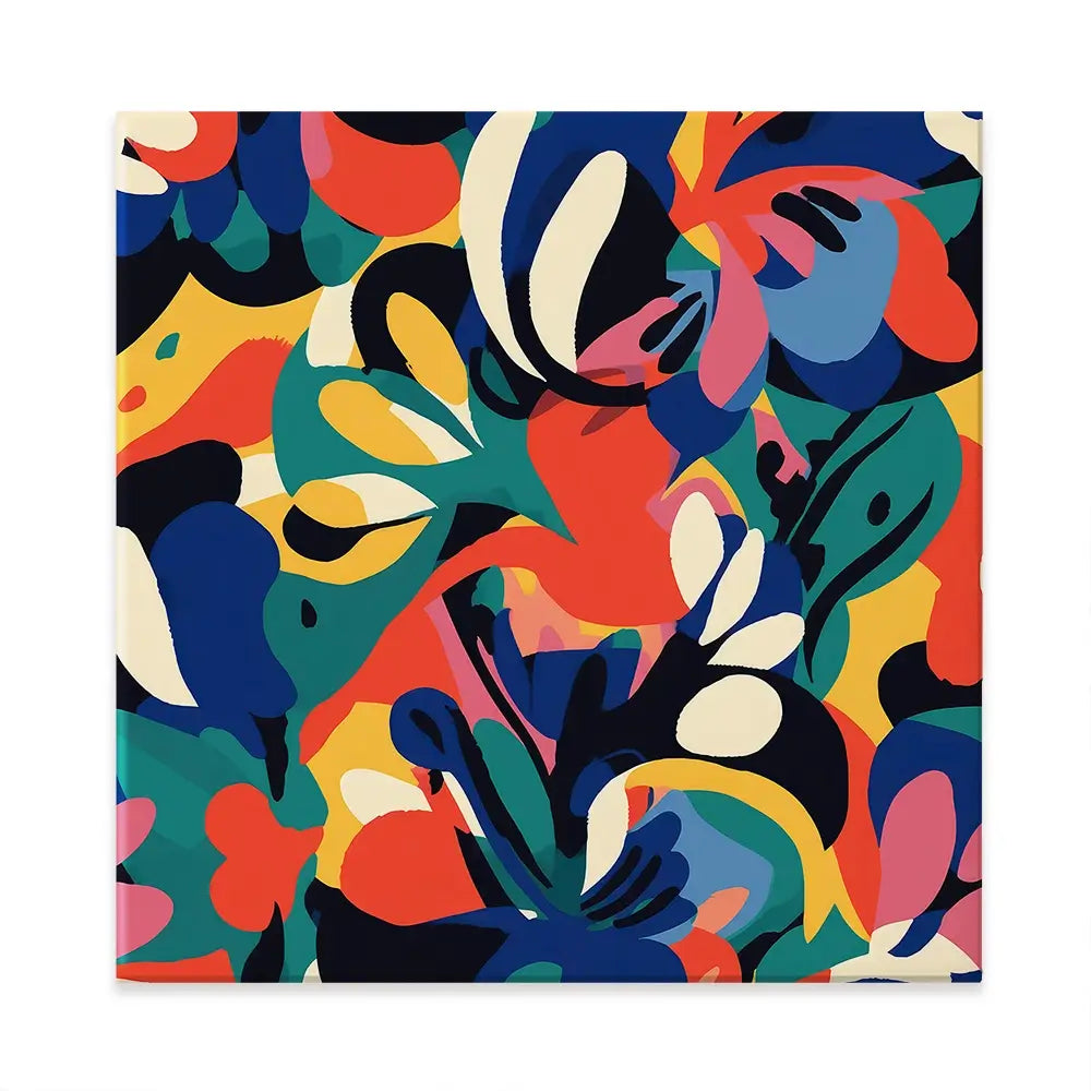 Tile 123 Square Canvas Print Tile 123 Square Canvas Print wall art product Treechild