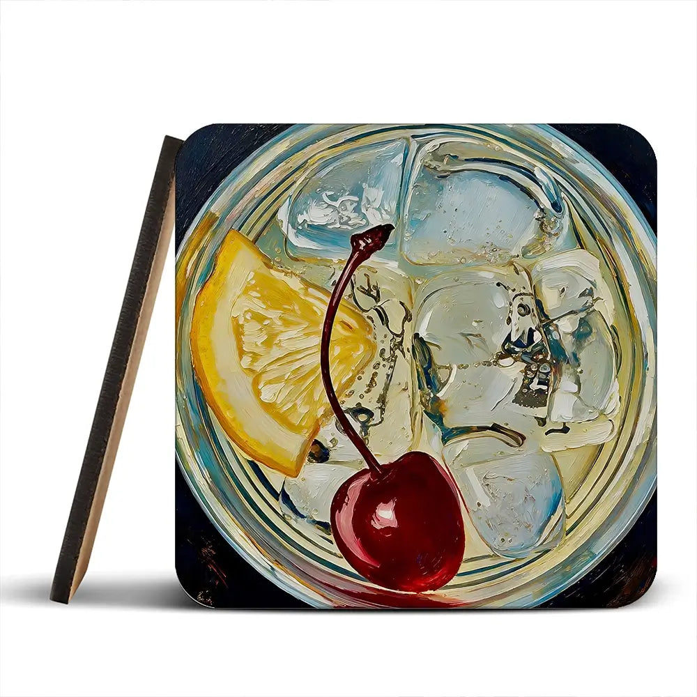 Tom Collins Cocktail Coaster Set Tom Collins Cocktail Coaster Set wall art product David Alexander Elder
