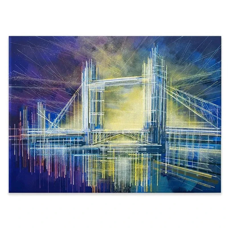 Tower Bridge At Midnight Canvas Print Tower Bridge At Midnight Canvas Print wall art product Marc Todd - Independent
