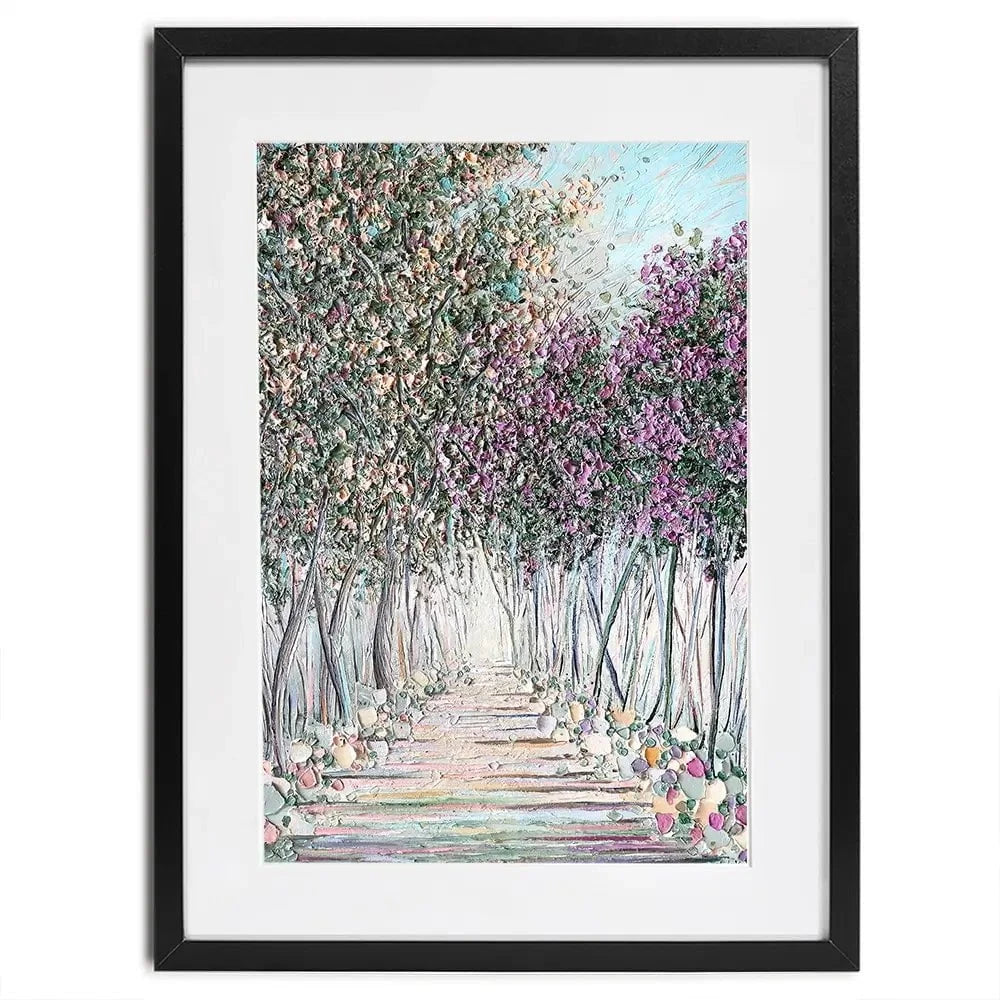 Tranquil Trail Framed Art Print Tranquil Trail Framed Art Print wall art product Nada Khatib