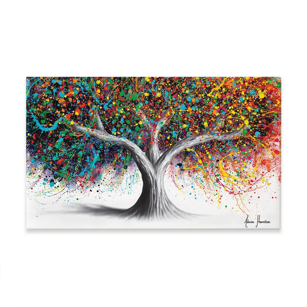 Tree Of Celebration Oversized Canvas Print Tree Of Celebration Oversized Canvas Print wall art product Art Print Shop