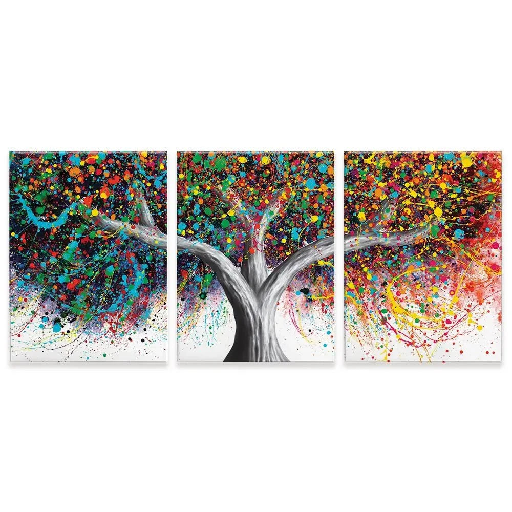 Tree Of Celebration Trio Canvas Print Tree Of Celebration Trio Canvas Print wall art product Ashvin Harrison