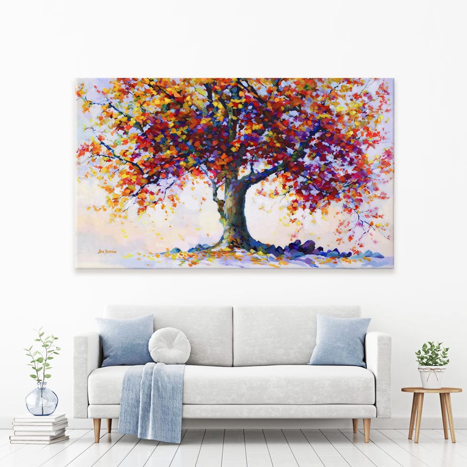Tree Of Heartfelt Hues Canvas Print wall art product Leon Devenice
