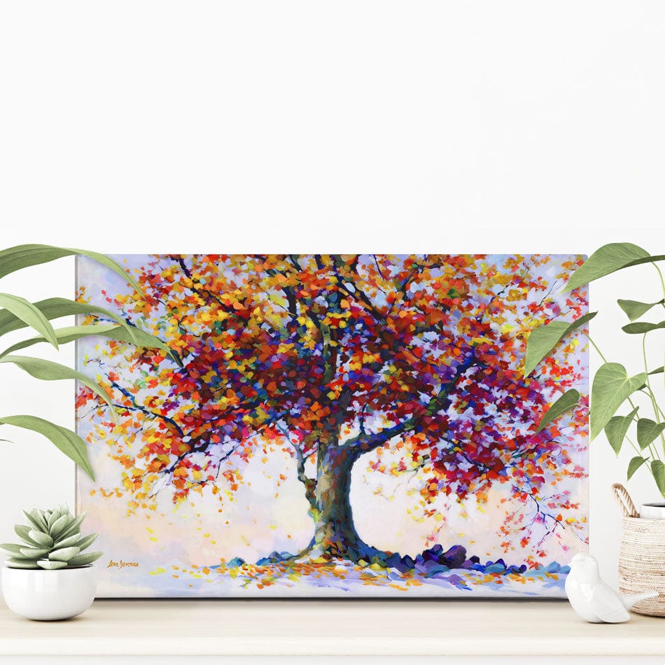 Tree Of Heartfelt Hues Canvas Print wall art product Leon Devenice