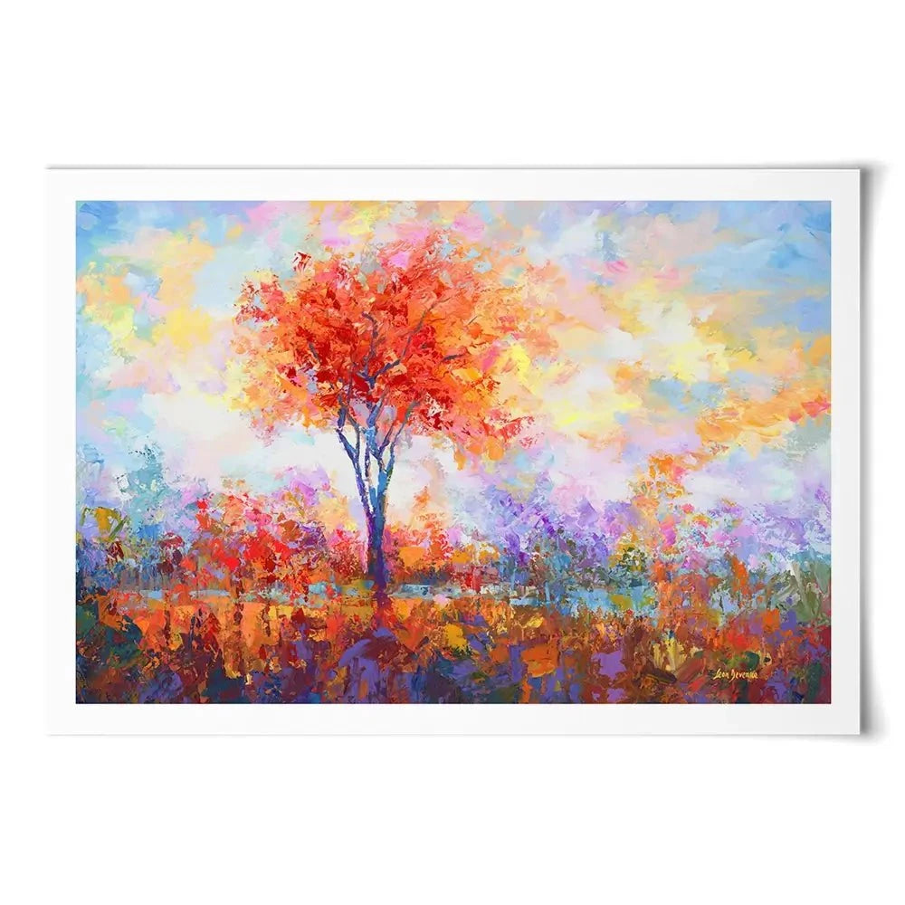 Tree Of Serenity Art Print Tree Of Serenity Art Print wall art product Leon Devenice