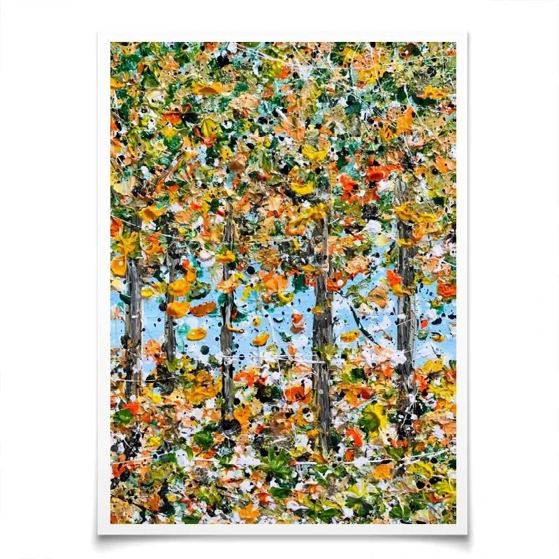 Trees In Autumn Art Print Trees In Autumn Art Print wall art product Charlotte Anna Reed