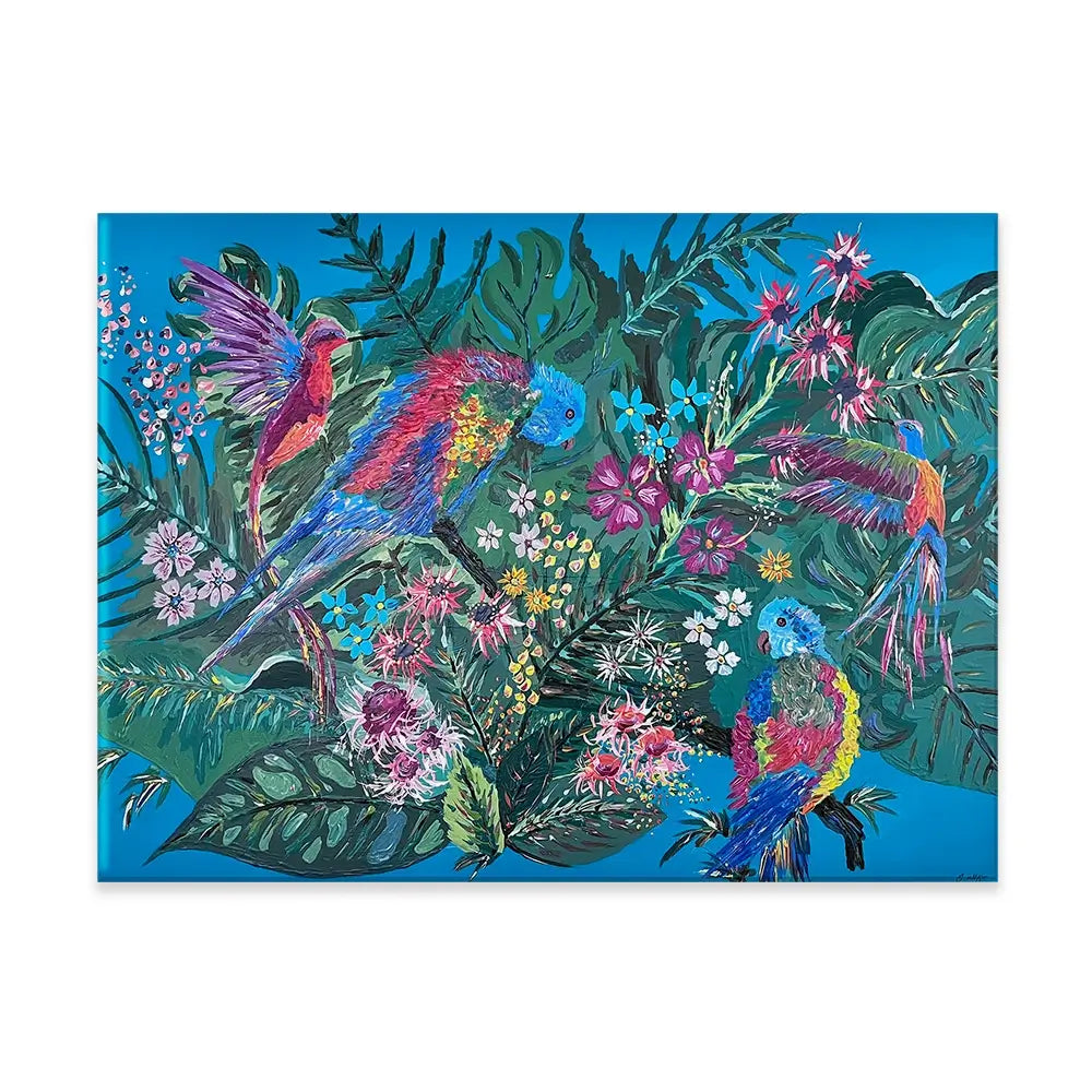 Tropical Paradise Canvas Print Tropical Paradise Canvas Print wall art product Jo Mulligan
