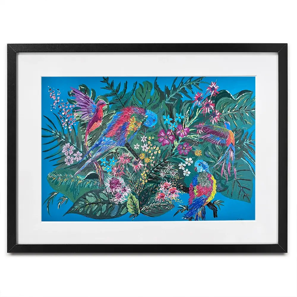 Tropical Paradise Framed Art Print Tropical Paradise Framed Art Print wall art product Jo Mulligan