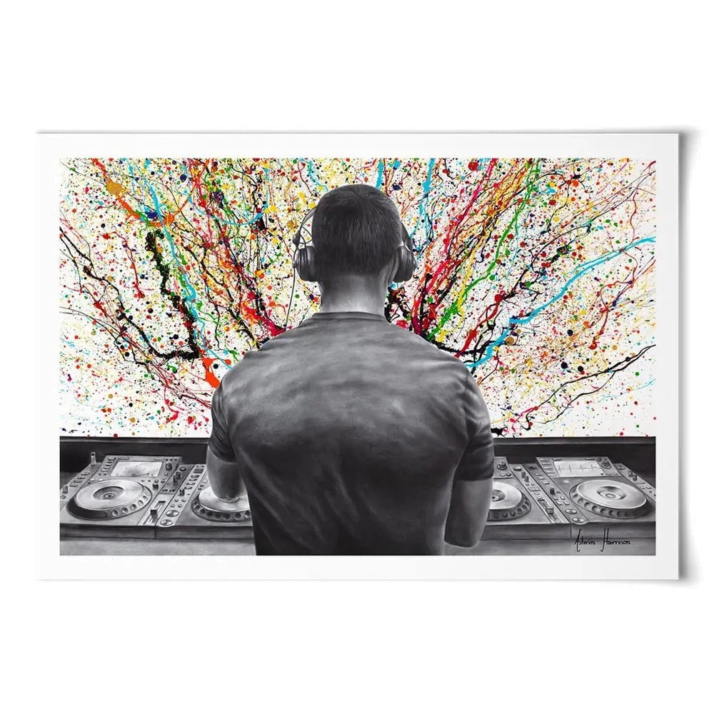 Turn It Up DJ Art Print Turn It Up DJ Art Print wall art product Ashvin Harrison