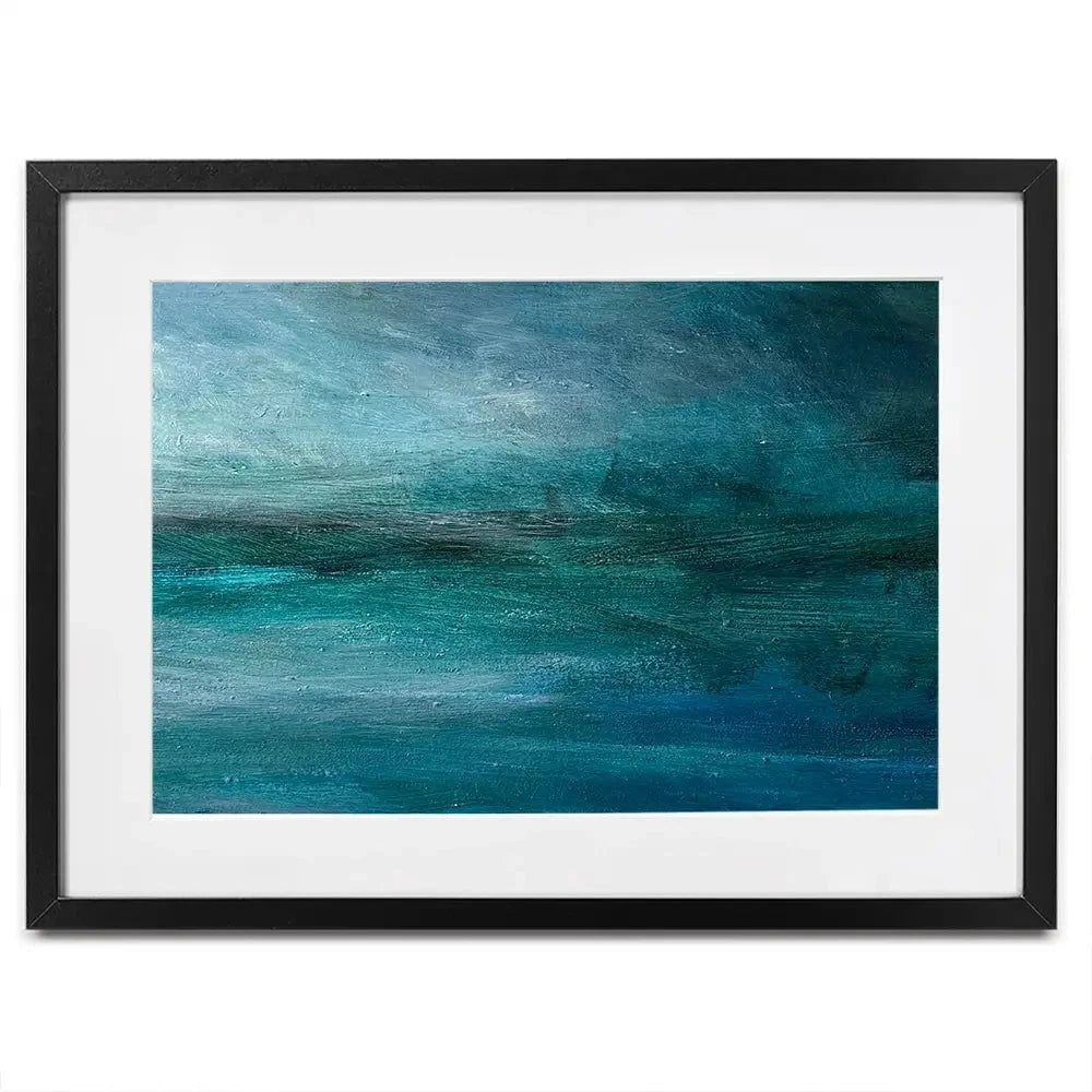 Turquoise Sea And Sky Framed Art Print Turquoise Sea And Sky Framed Art Print wall art product Craig Askew