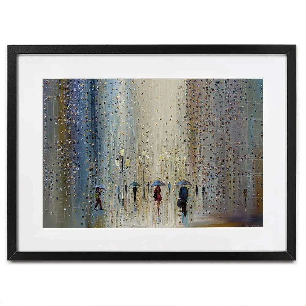 Under A Rainy Sky Framed Art Print Under A Rainy Sky Framed Art Print wall art product Ekaterina Ermilkina