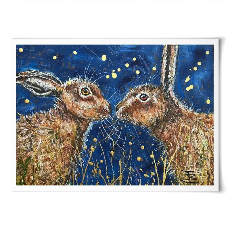 Under The Night Sky Art Print Under The Night Sky Art Print wall art product Jane Brookshaw