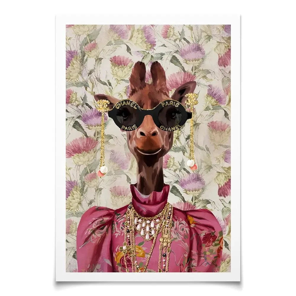 Upmarket Giraffe Art Print Upmarket Giraffe Art Print wall art product Svetlana Aleynikova