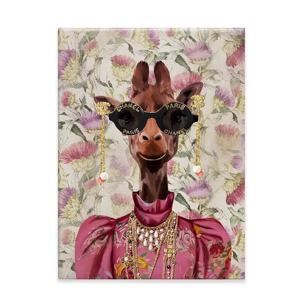 Upmarket Giraffe Canvas Print Upmarket Giraffe Canvas Print wall art product Svetlana Aleynikova