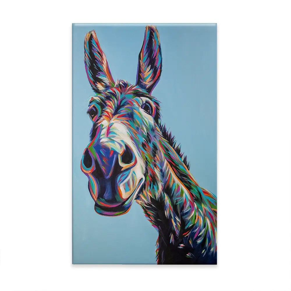 Valentine The Donkey Oversized Canvas Print Valentine The Donkey Oversized Canvas Print wall art product Carolee Vitaletti