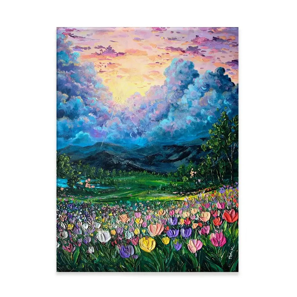 Valley Of Dreams Canvas Print Valley Of Dreams Canvas Print wall art product Nada Khatib