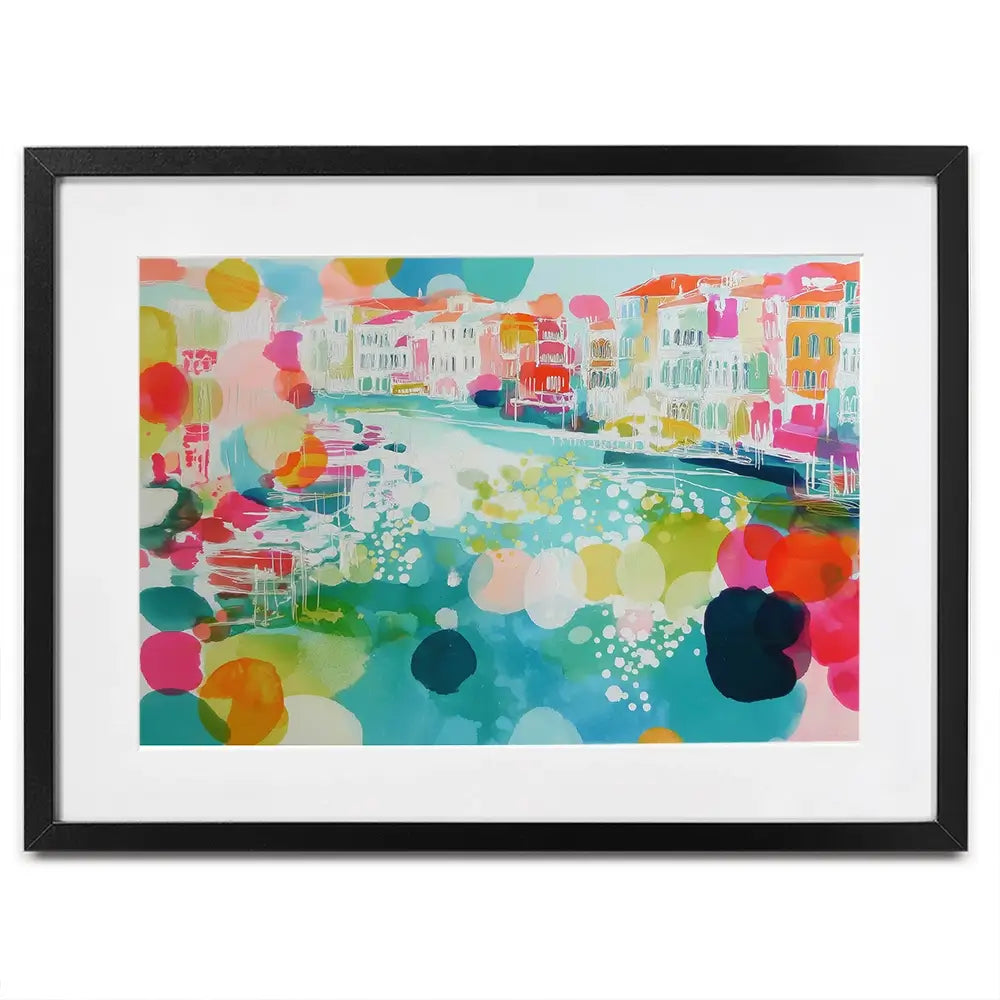 Venice Grand Canal Dreams Framed Art Print Venice Grand Canal Dreams Framed Art Print wall art product Chromatic Storm Studio