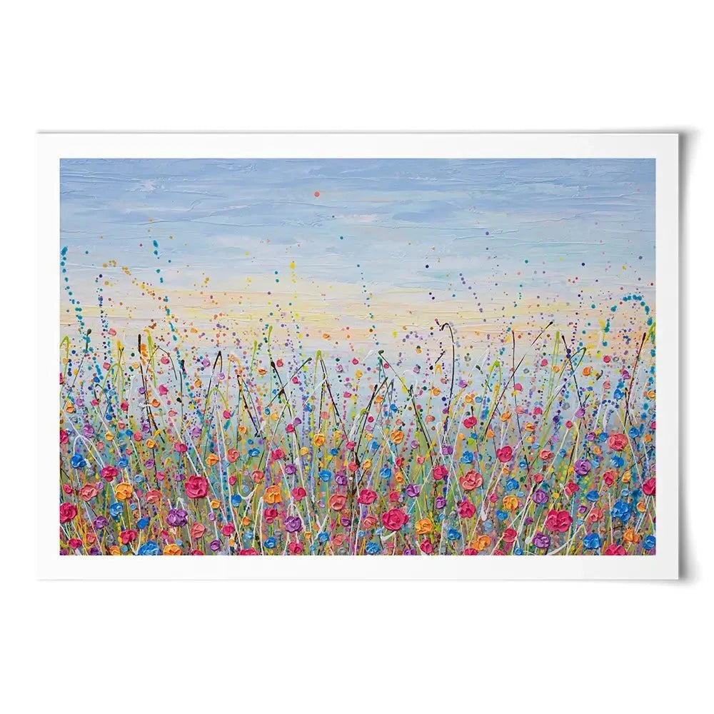 Vibrant Meadow Art Print Vibrant Meadow Art Print wall art product Olga Tkachyk