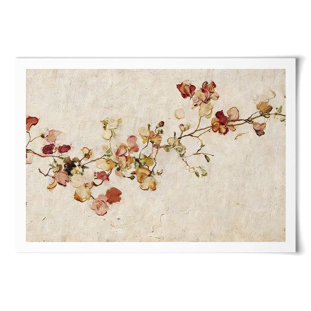 Vine Of Wine Petals Art Print Vine Of Wine Petals Art Print wall art product Chromatic Storm Studio