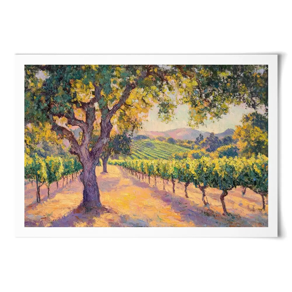 Vineyard View Art Print Vineyard View Art Print wall art product Tanya Ocean