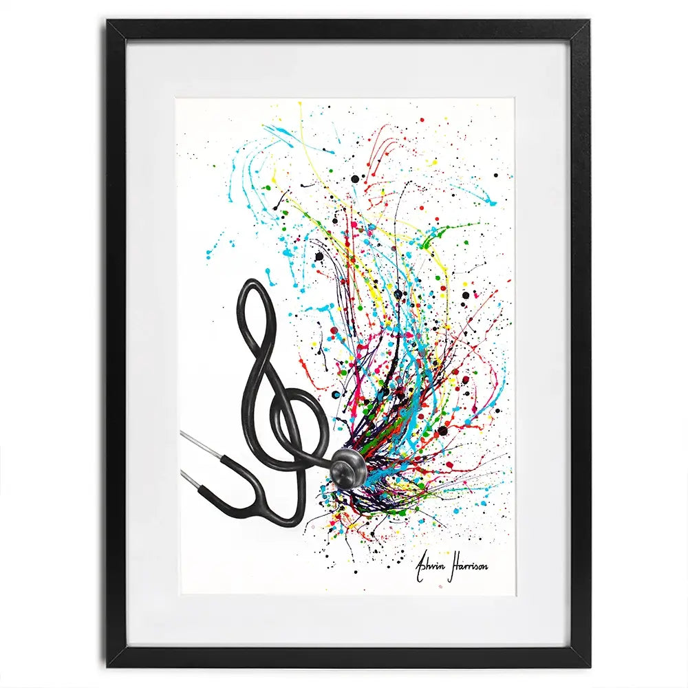 Vital Rhythm Framed Art Print Vital Rhythm Framed Art Print wall art product Ashvin Harrison
