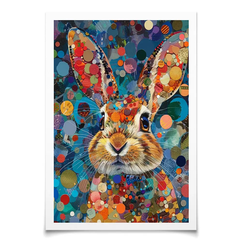 Vivid Hare Art Print Vivid Hare Art Print wall art product David Alexander Elder