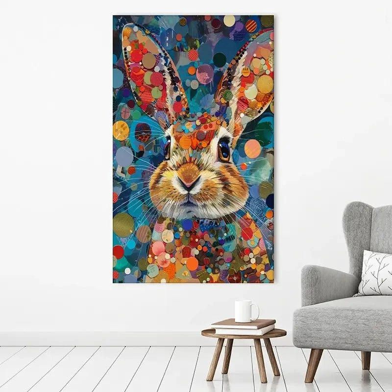 Vivid Hare Canvas Print Vivid Hare Canvas Print wall art product David Alexander Elder