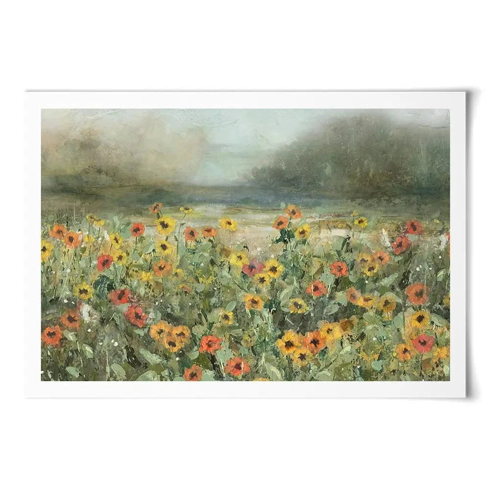 Vivid Wildflower Fields Art Print Vivid Wildflower Fields Art Print wall art product Carol Robinson