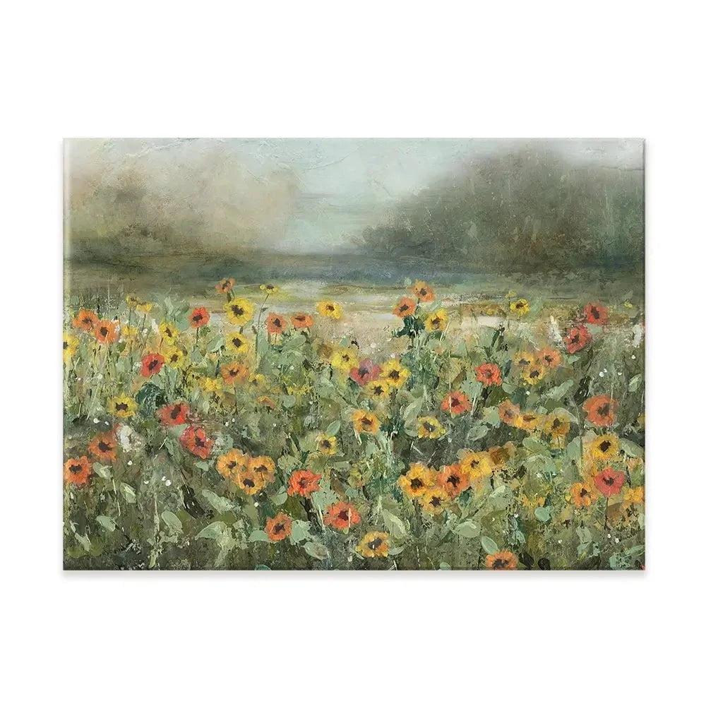 Vivid Wildflower Fields Canvas Print Vivid Wildflower Fields Canvas Print wall art product Carol Robinson