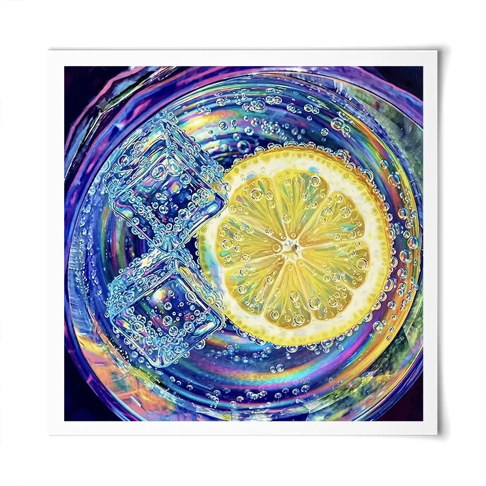 Vodka And Tonic Cocktail Square Art Print Vodka And Tonic Cocktail Square Art Print wall art product David Alexander Elder