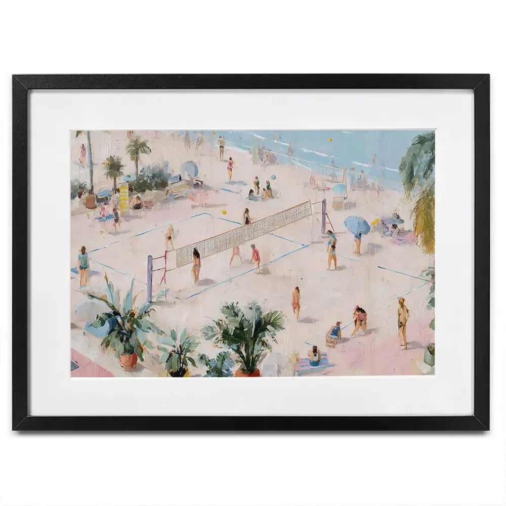 Volleyball Framed Art Print Volleyball Framed Art Print wall art product Art by Özge - Independent