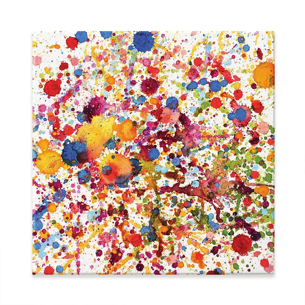 Watercolour Paint Splash Square Canvas Print Watercolour Paint Splash Square Canvas Print wall art product prapass / Shutterstock