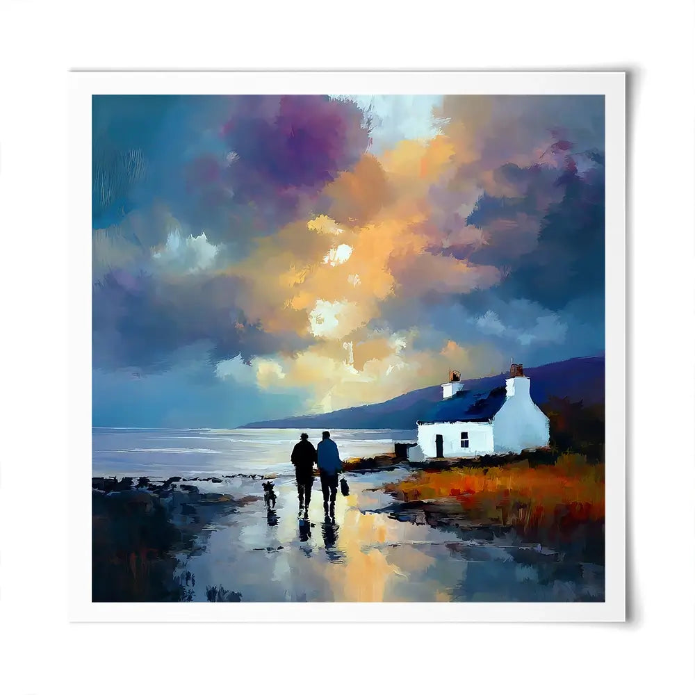 Westering Home Square Art Print Westering Home Square Art Print wall art product David Alexander Elder