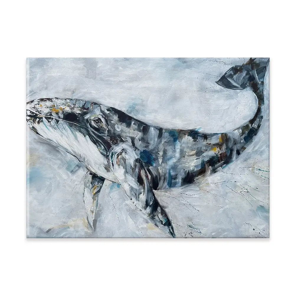 Whale Love Canvas Print Whale Love Canvas Print wall art product Nicola Jane Rowles