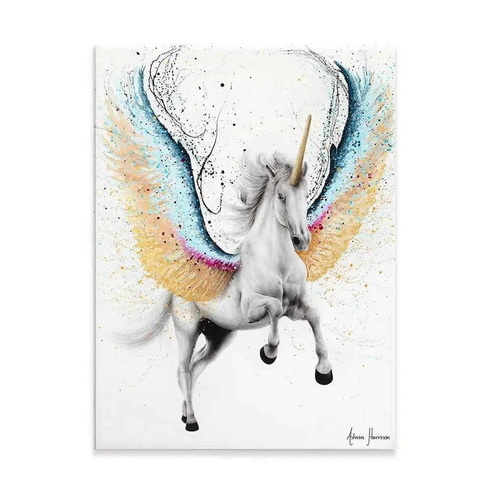 Whimsical Unicorn Canvas Print Whimsical Unicorn Canvas Print wall art product Ashvin Harrison