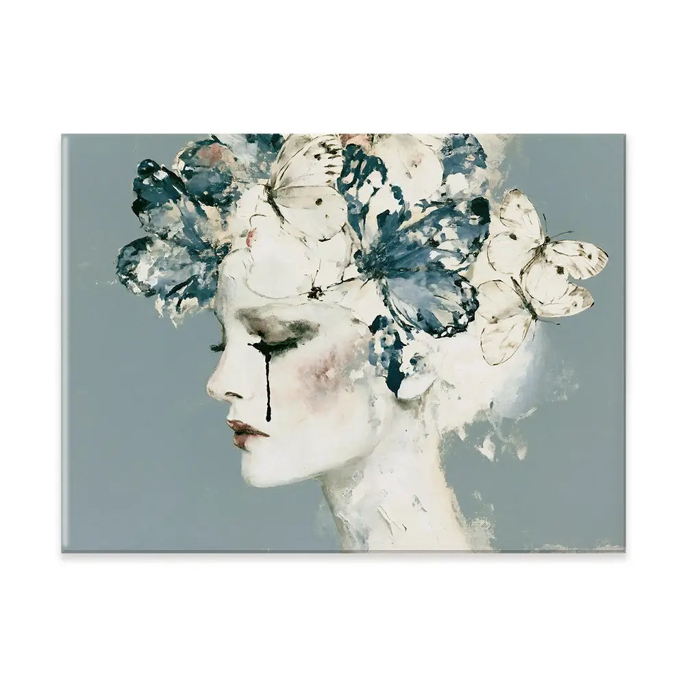 Whispered Butterfly Reverie Canvas Print Whispered Butterfly Reverie Canvas Print wall art product Chromatic Storm Studio