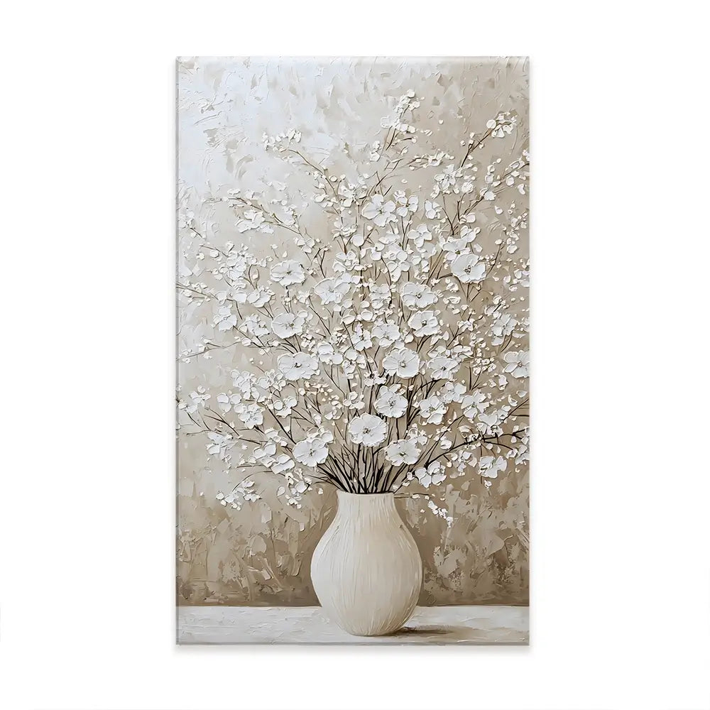 White Cherry Blossoms Oversized Canvas Print White Cherry Blossoms Oversized Canvas Print wall art product Franklyn Gregory - Independent