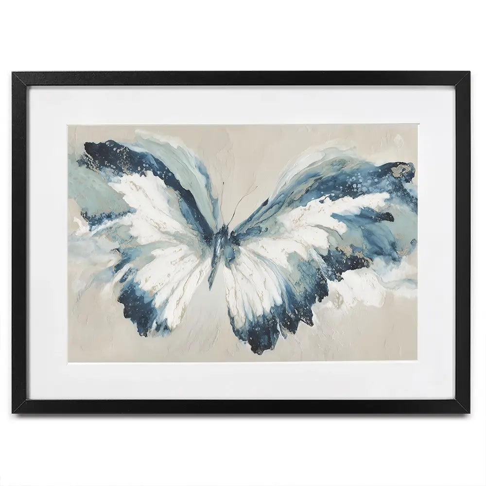 Wide Wing Butterfly Sketch Framed Art Print Wide Wing Butterfly Sketch Framed Art Print wall art product Chromatic Storm Studio