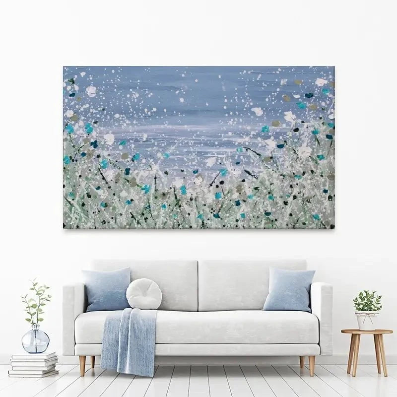 Wild Winter Sea Canvas Print Wild Winter Sea Canvas Print wall art product Charlotte Anna Reed