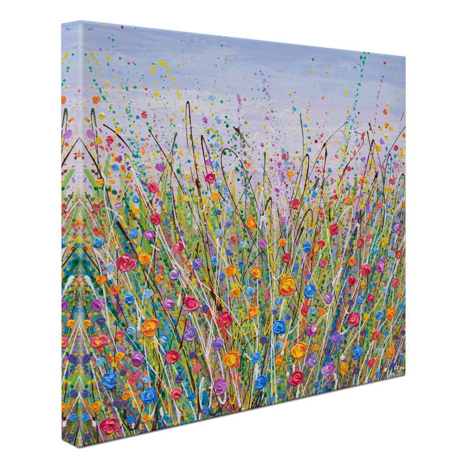 Wildflower Meadow Canvas Print wall art product Olga Tkachyk
