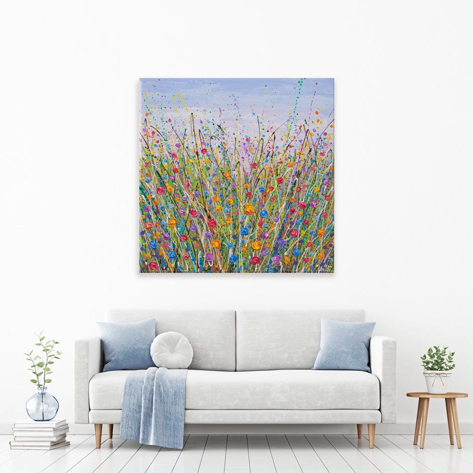 Wildflower Meadow Canvas Print wall art product Olga Tkachyk