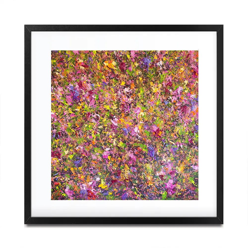 Wildflower Symphony Square Framed Art Print Wildflower Symphony Square Framed Art Print wall art product Osnat Tzadok