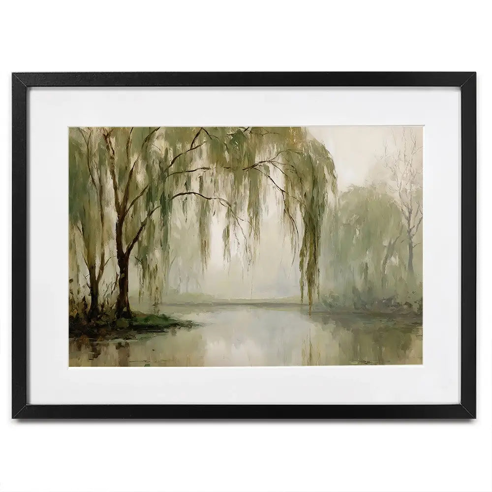 Willow Tree Framed Art Print Willow Tree Framed Art Print wall art product Petals Prints Design - Independent