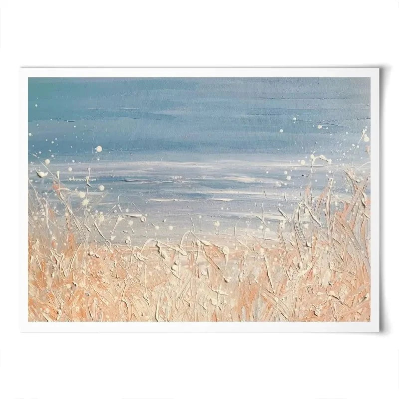 Winter Sea Art Print Winter Sea Art Print wall art product Charlotte Anna Reed