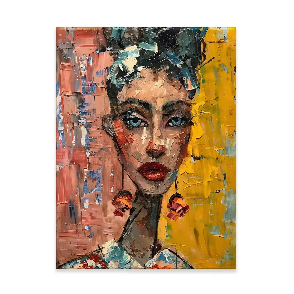 Woman With Earrings Canvas Print Woman With Earrings Canvas Print wall art product Elena Avanesova